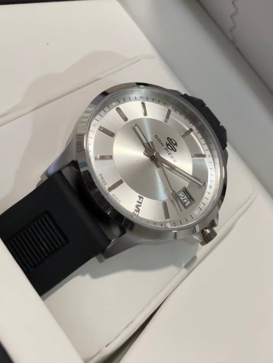 Lady Lusso II Silicone – Silver/Black