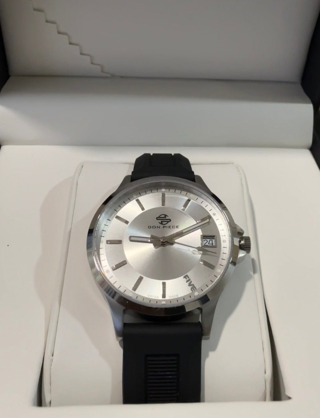 Lady Lusso II Silicone – Silver/Black