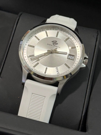 Lady Lusso II Silicone – Silver/White