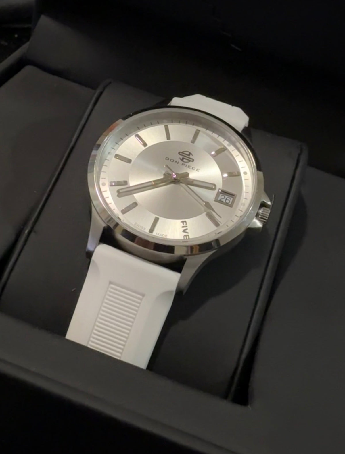 Lady Lusso II Silicone – Silver/White