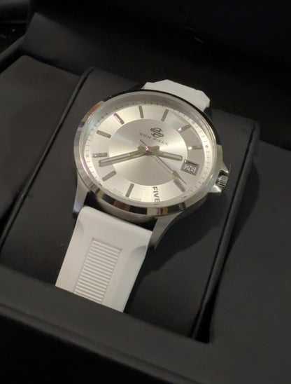Lady Lusso II Silicone – Silver/White