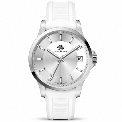 Lady Lusso II Silicone – Silver/White
