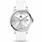 Lady Lusso II Silicone – Silver/White