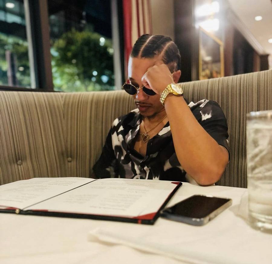 Customer wearing a Don Piece watch